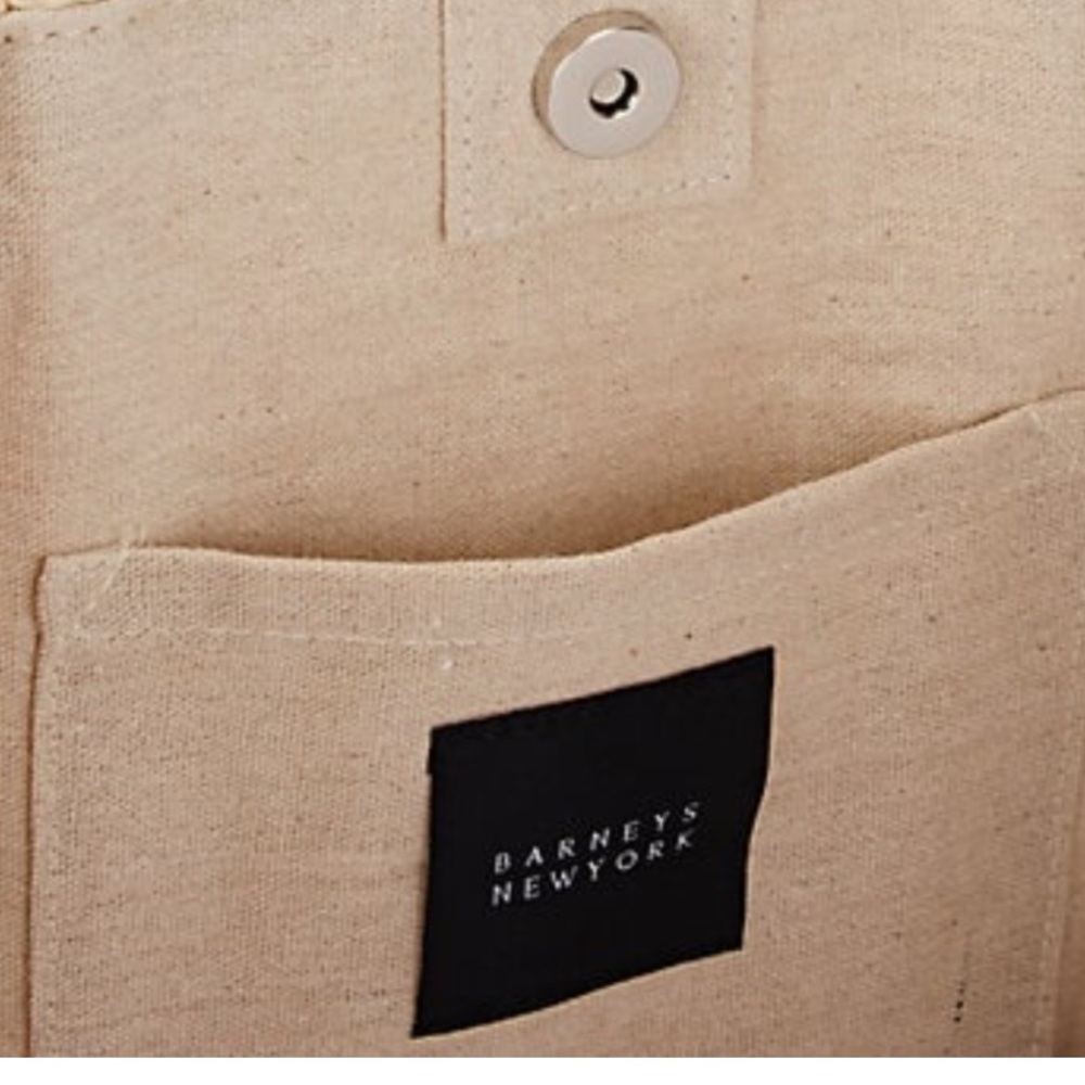 Barney’s New York Raffia Tote Bag - Picture 3 of 7